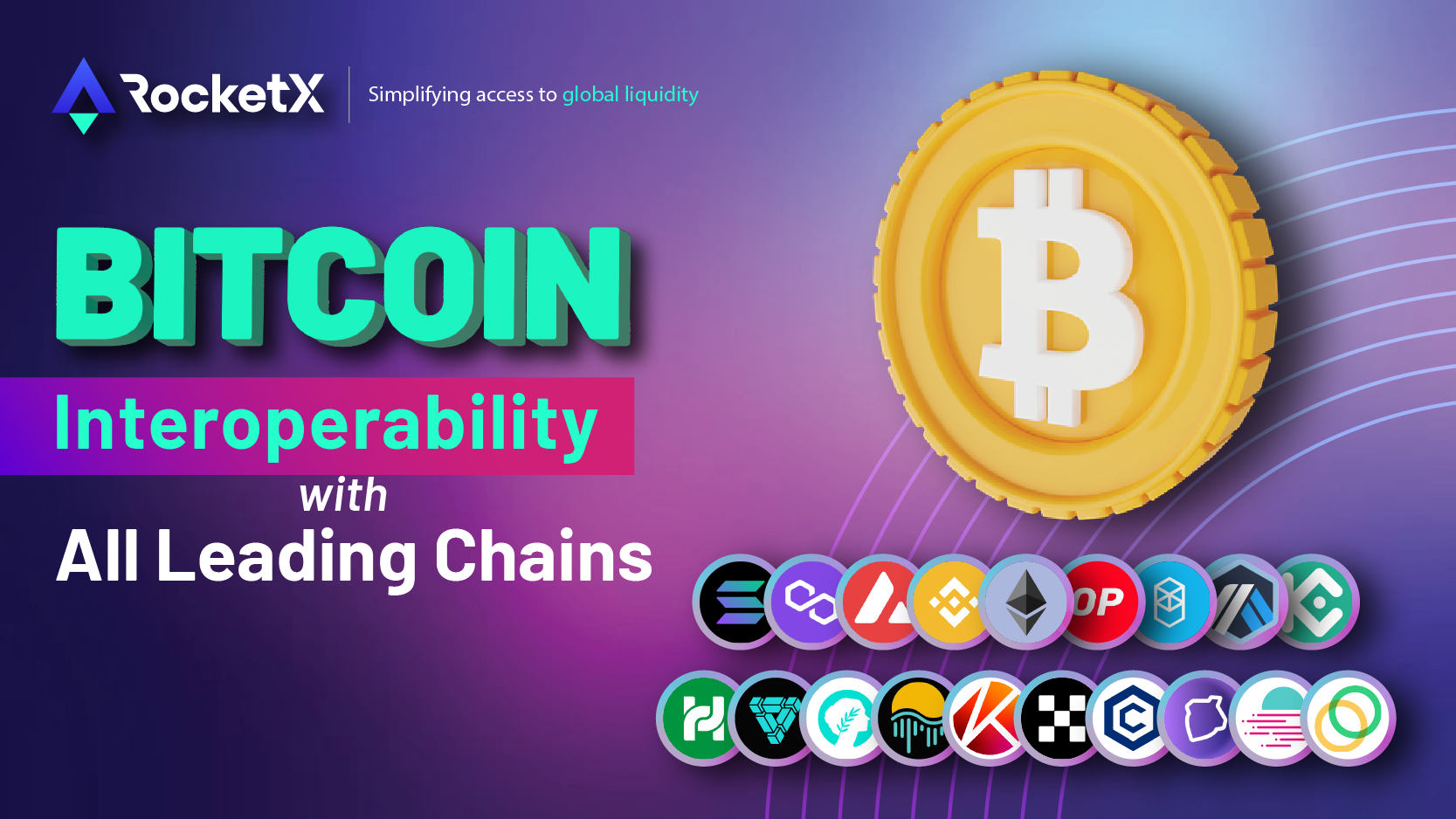 RocketX Propels Bitcoin interoperability with Ethereum, BNB Chain, and other leading chains RocketX Propels Bitcoin into the DeFi Stratosphere with Interoperability