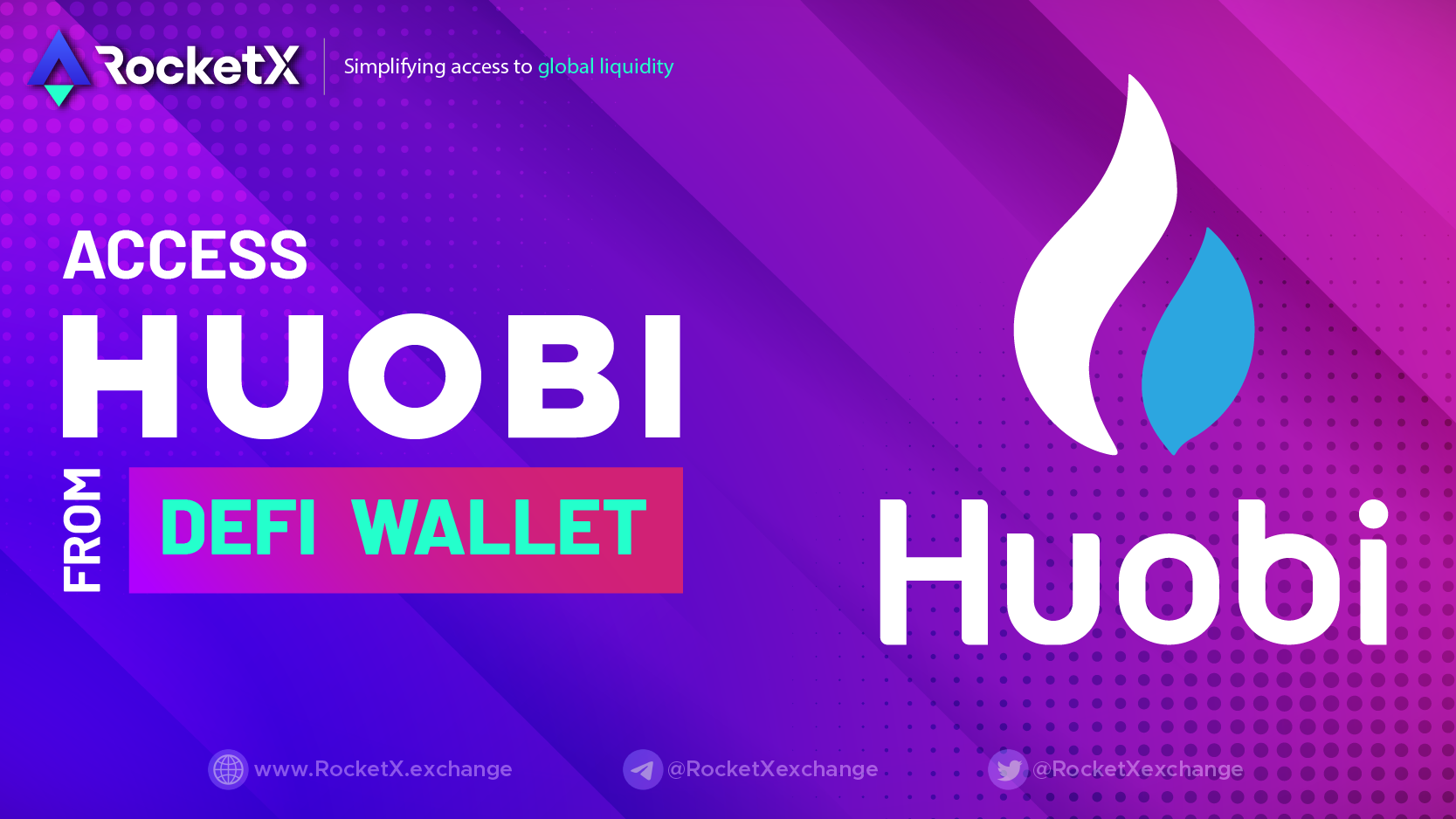 Huobi integrated on RocketX Benefits of Huobi Integration to RocketX, for the Crypto Traders