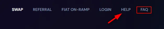 RocketX Help menu and FAQ section How to navigate to the RocketX Help menu and FAQ section