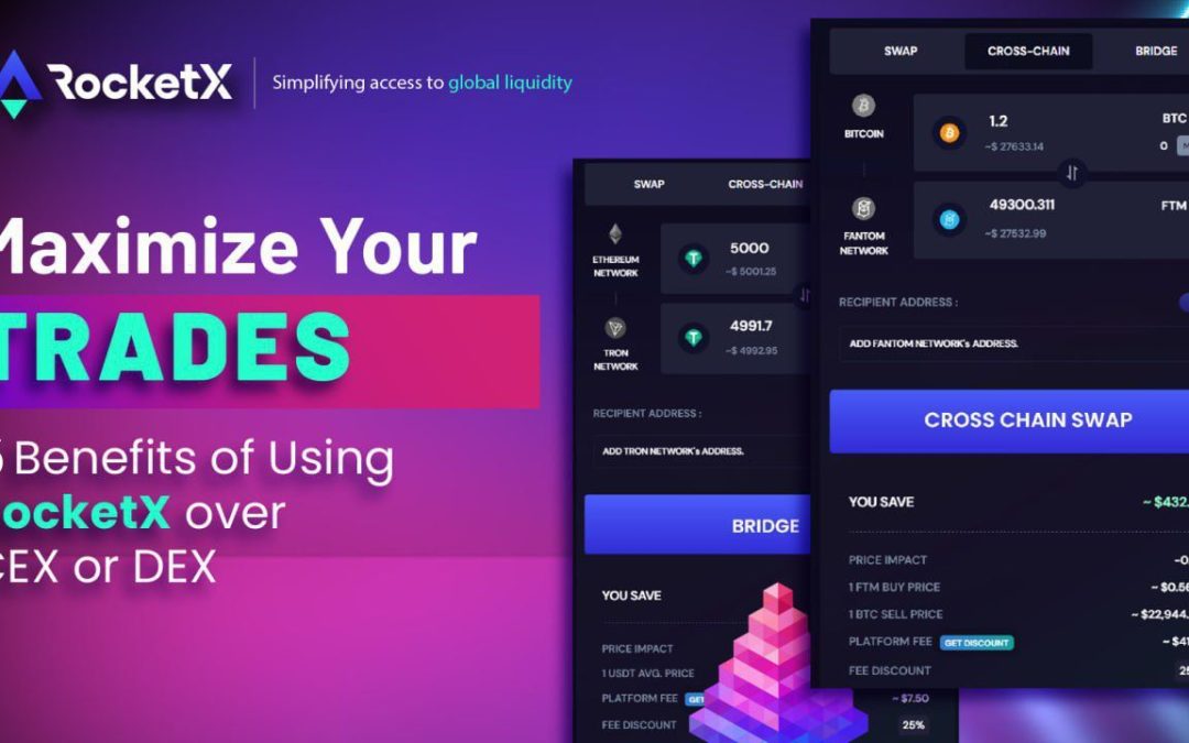 6 Advantages of RocketX Over A Standalone Crypto Exchange for Crypto Swaps