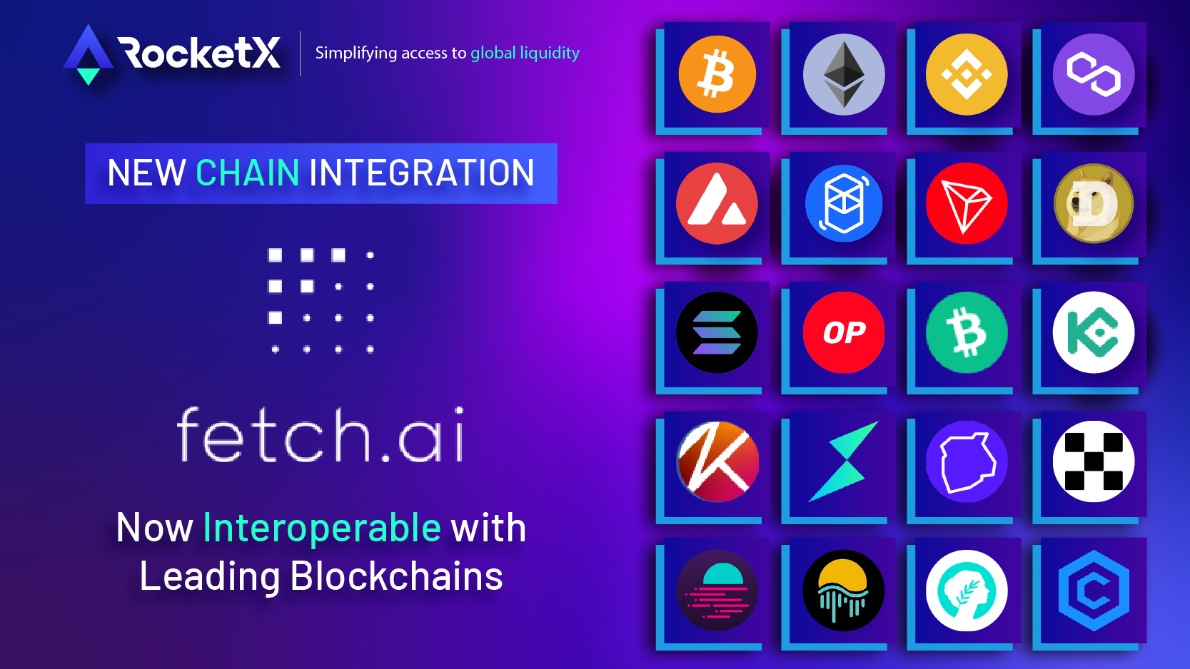 RocketX Integrates Fetch.ai Network RocketX Integrates Fetch.ai Network