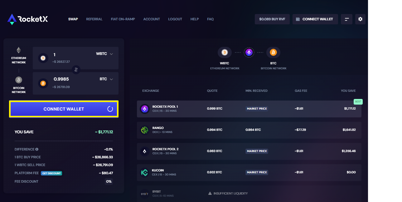 Connect Wallet Connect Wallet