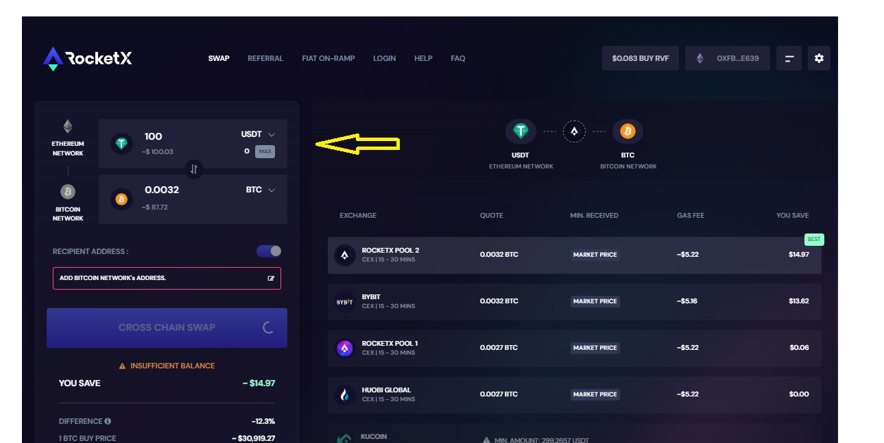 step 1 Step 1 Select Ethereum Network